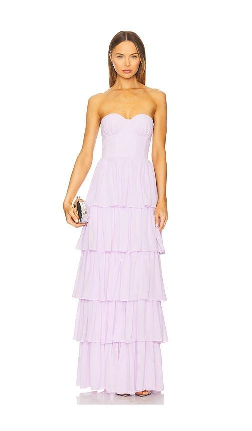 Lovers and Friends Hattie Gown in Lavender by LOVERS&FRIENDS