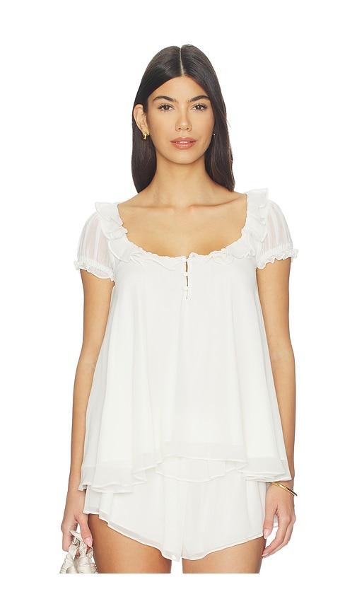 Lovers and Friends Janet Top in Ivory by LOVERS&FRIENDS