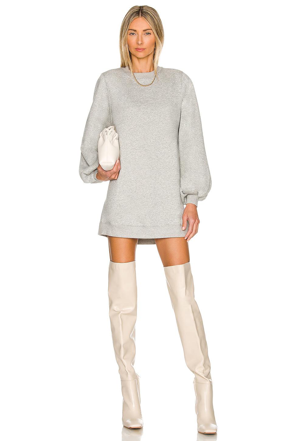 Lovers and Friends Jessa Sweatshirt Dress in Grey by LOVERS&FRIENDS