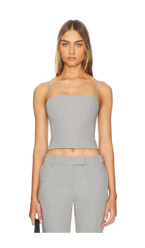 Lovers and Friends Jones Top in Grey by LOVERS&FRIENDS