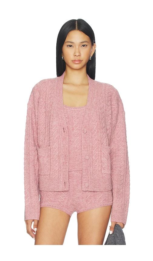 Lovers and Friends Juliee Cardigan in Mauve by LOVERS&FRIENDS