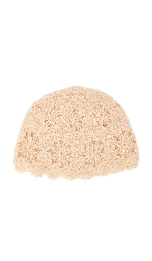 Lovers and Friends Juliet Crochet Hat in Ivory by LOVERS&FRIENDS