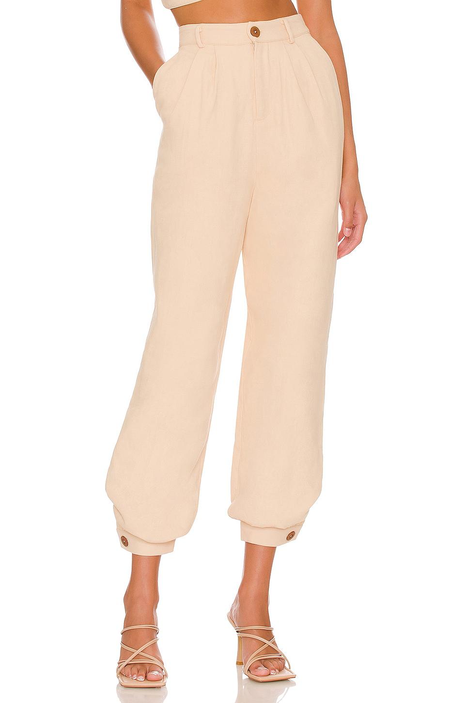 Lovers and Friends Kacey Pant in Tan by LOVERS&FRIENDS