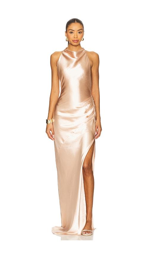 Lovers and Friends Kamiah Gown in Rose by LOVERS&FRIENDS
