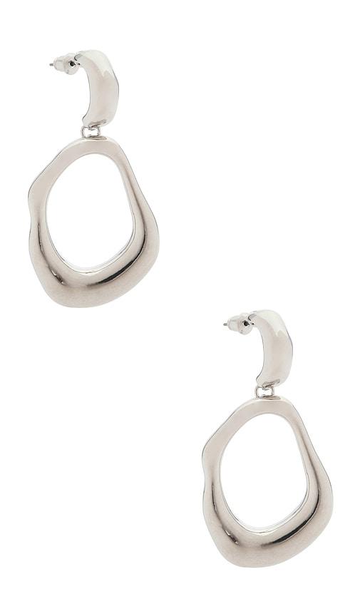 Lovers and Friends Karina Earrings in Metallic Silver by LOVERS&FRIENDS