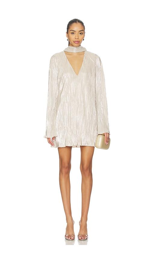 Lovers and Friends Kit Mini Dress in Beige by LOVERS&FRIENDS