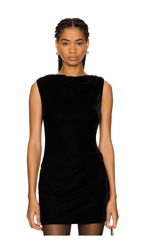 Lovers and Friends Lainey Velvet Top in Black by LOVERS&FRIENDS