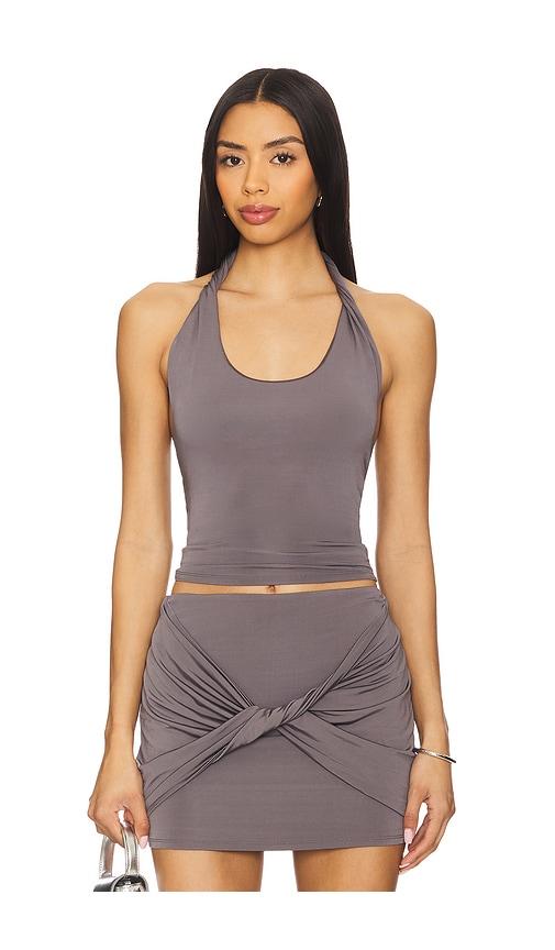 Lovers and Friends Leah Top in Grey by LOVERS&FRIENDS