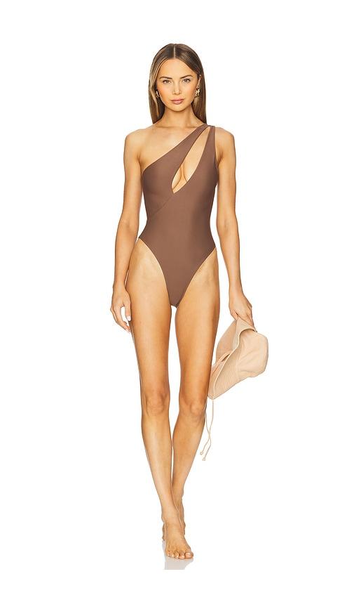 Lovers and Friends Level Up One Piece in Brown by LOVERS&FRIENDS