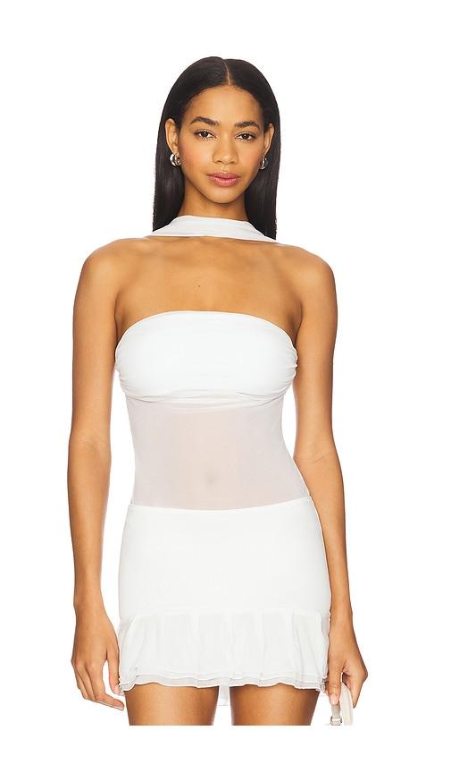 Lovers and Friends Lexi Bodysuit in White by LOVERS&FRIENDS