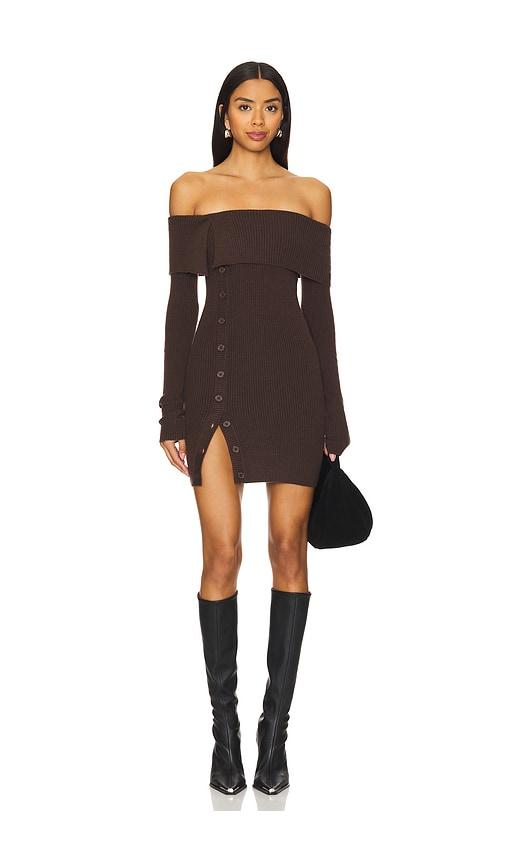 Lovers and Friends Lexi Mini Dress in Brown by LOVERS&FRIENDS