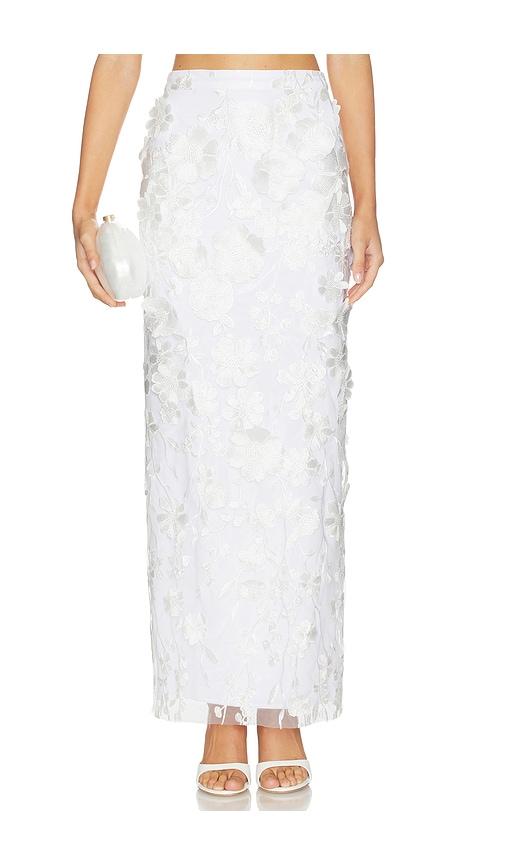 Lovers and Friends Lilia Maxi Skirt in White by LOVERS&FRIENDS