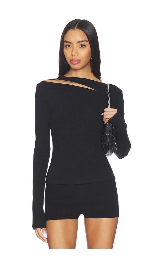 Lovers and Friends Lilias Top in Black by LOVERS&FRIENDS