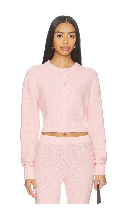 Lovers and Friends Lora Textured Cardigan in Pink by LOVERS&FRIENDS