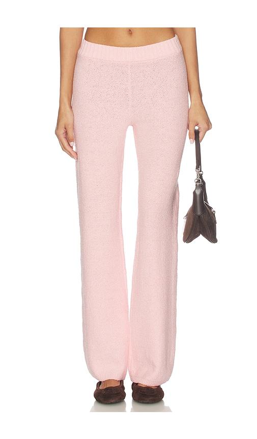 Lovers and Friends Lora Textured Pant in Pink by LOVERS&FRIENDS