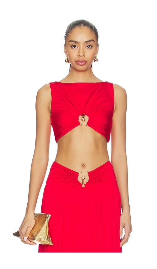 Lovers and Friends Lotte Top in Red by LOVERS&FRIENDS