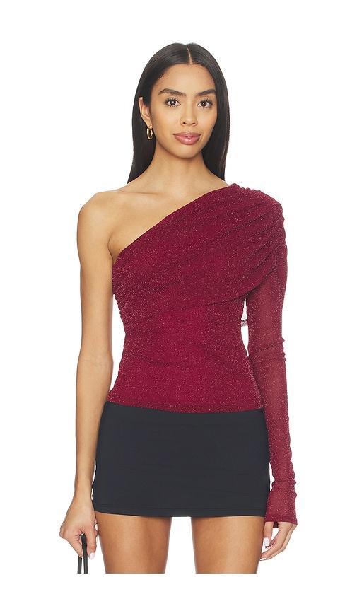 Lovers and Friends Lucille Top in Burgundy by LOVERS&FRIENDS