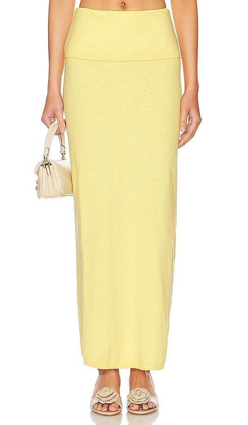 Lovers and Friends Lumielle Maxi Skirt in Yellow by LOVERS&FRIENDS