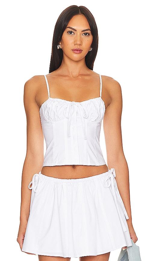 Lovers and Friends Maci Top in White by LOVERS&FRIENDS