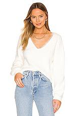 Lovers and Friends Malia V Neck Sweater in Ivory by LOVERS&FRIENDS