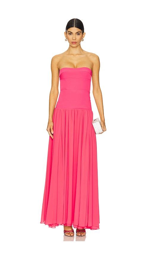 Lovers and Friends Margot Gown in Pink by LOVERS&FRIENDS