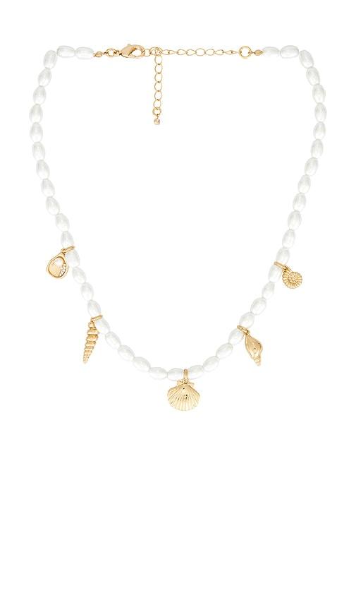 Lovers and Friends Marina Necklace in Metallic Gold by LOVERS&FRIENDS