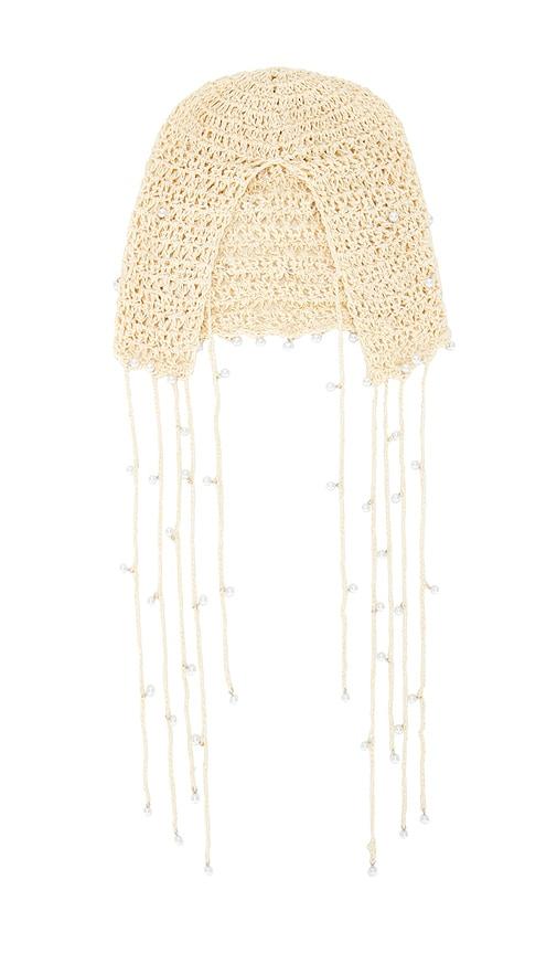 Lovers and Friends Mira Crochet Hat in Cream by LOVERS&FRIENDS