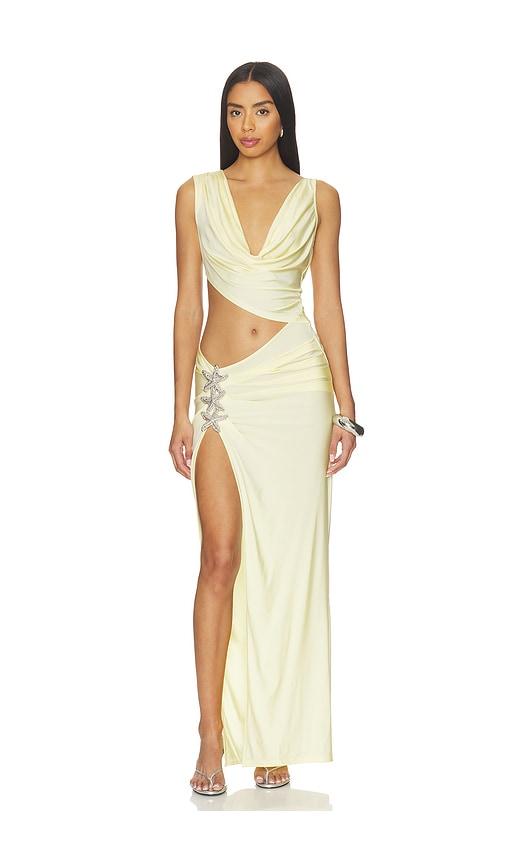 Lovers and Friends Naia Gown in Yellow by LOVERS&FRIENDS