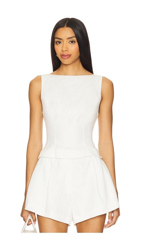 Lovers and Friends Nysa Top in White by LOVERS&FRIENDS