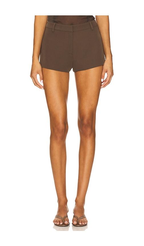 Lovers and Friends Oaklyn Short in Chocolate by LOVERS&FRIENDS