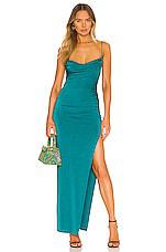 Lovers and Friends Odessa Gown in Teal by LOVERS&FRIENDS