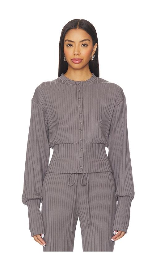 Lovers and Friends Olivia Top in Grey by LOVERS&FRIENDS