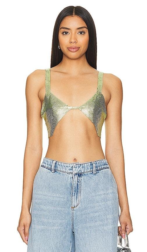 Lovers and Friends Pam Bralette in Green by LOVERS&FRIENDS
