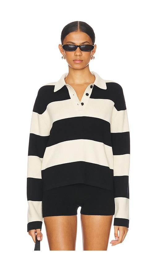 Lovers and Friends Parvati Stripe Sweater in Black by LOVERS&FRIENDS