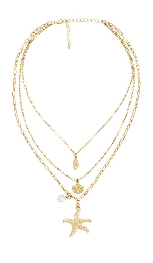 Lovers and Friends Patricia Necklace in Metallic Gold by LOVERS&FRIENDS