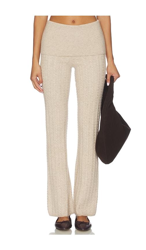 Lovers and Friends Paulina Lounge Knit Pant in Beige by LOVERS&FRIENDS