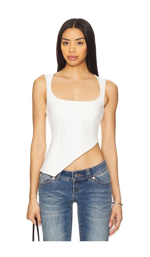 Lovers and Friends Penn Top in White by LOVERS&FRIENDS