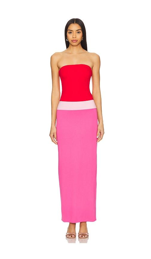 Lovers and Friends Penny Maxi Dress in Rose,Fuchsia by LOVERS&FRIENDS