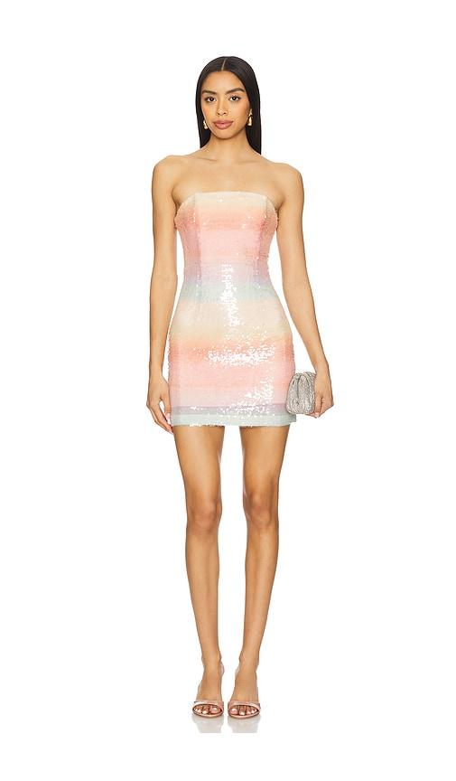 Lovers and Friends Rachael Mini Dress in Rose by LOVERS&FRIENDS