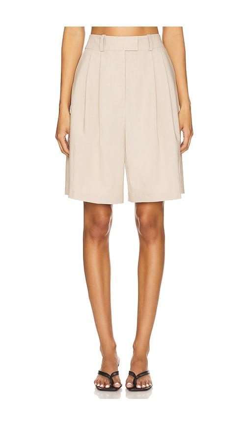 Lovers and Friends Raissa Short in Beige by LOVERS&FRIENDS