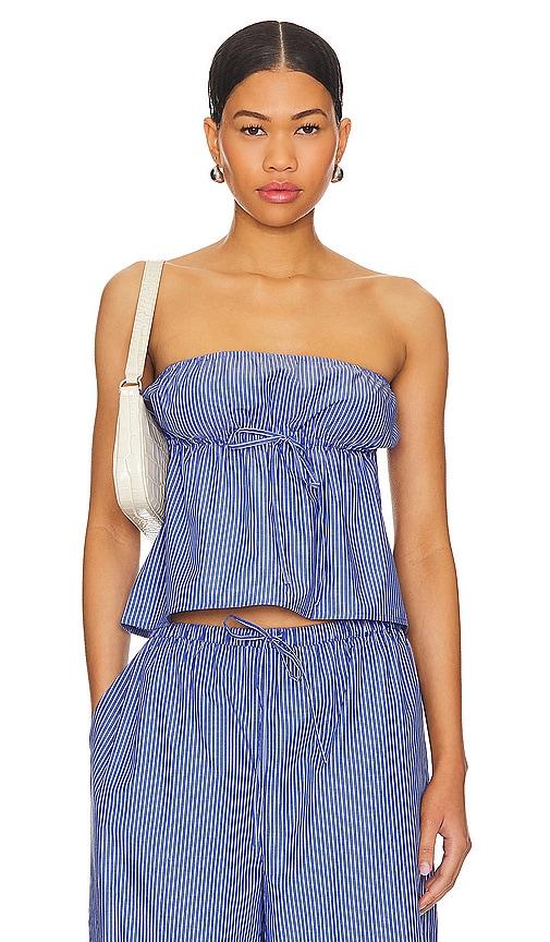 Lovers and Friends Ray Top in Blue by LOVERS&FRIENDS