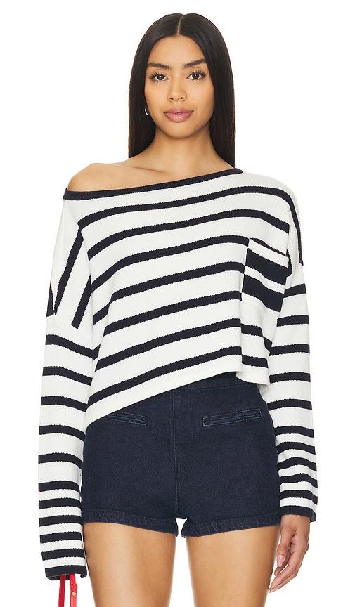 Lovers and Friends Riley Pullover in White by LOVERS&FRIENDS
