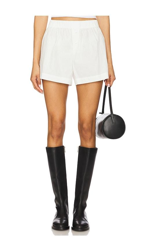 Lovers and Friends Rosemaria Boxer Short in White by LOVERS&FRIENDS