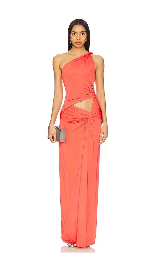Lovers and Friends Rowan Gown in Coral by LOVERS&FRIENDS