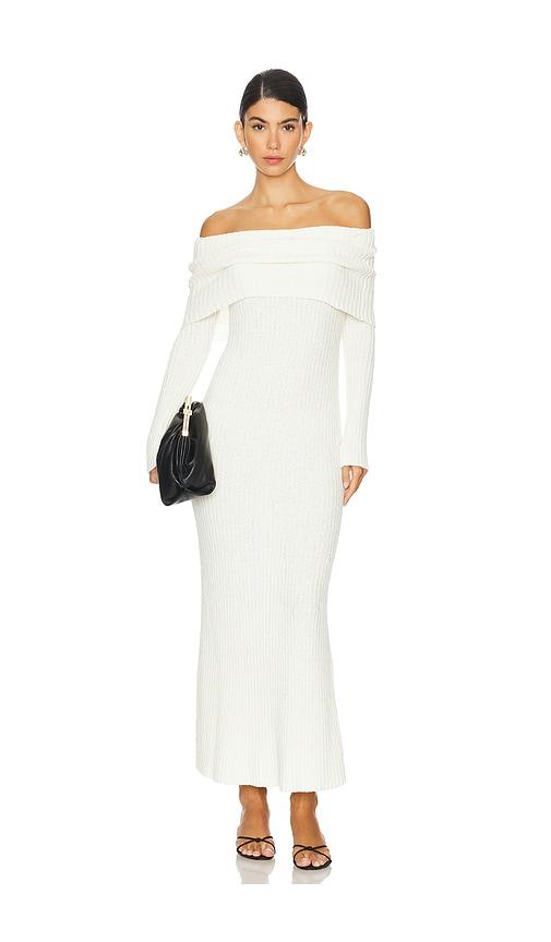 Lovers and Friends Sade Maxi Knit Dress in Ivory by LOVERS&FRIENDS