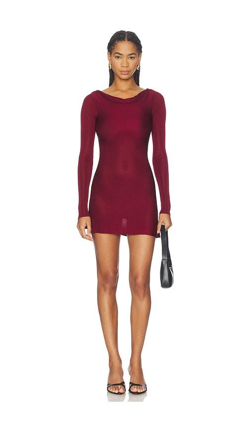 Lovers and Friends Sally Mini Dress in Burgundy by LOVERS&FRIENDS