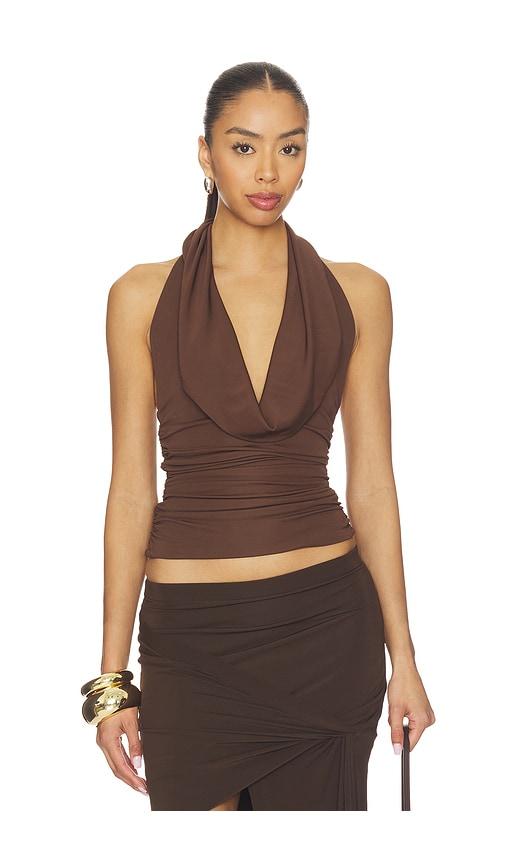 Lovers and Friends Sara Top in Brown by LOVERS&FRIENDS