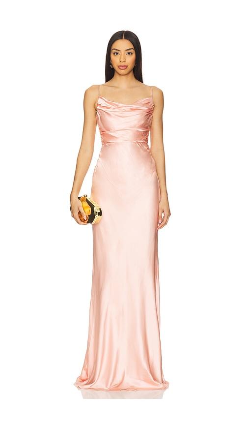 Lovers and Friends Scout Gown in Orange by LOVERS&FRIENDS