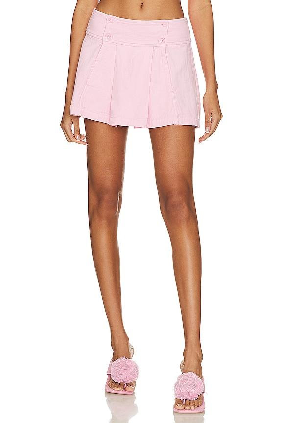 Lovers and Friends Sean Mini Skirt in Pink by LOVERS&FRIENDS