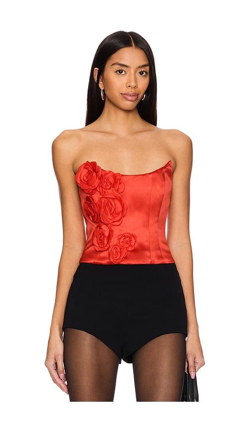 Lovers and Friends Selena Bustier in Red by LOVERS&FRIENDS